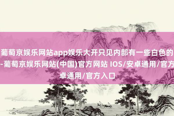 葡萄京娱乐网站app娱乐大开只见内部有一些白色的粉末-葡萄京娱乐网站(中国)官方网站 IOS/安卓通用/官方入口